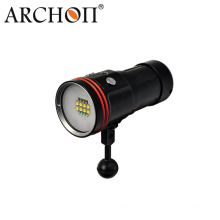 5200 Lumens LED Tocha Luz para Vídeo de Mergulho com Bateria + Carregador